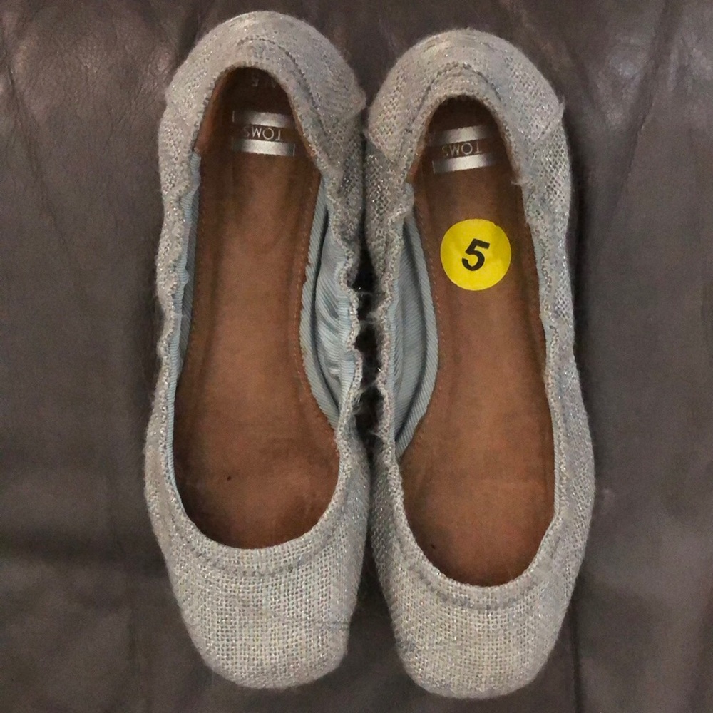 ✨Host Pick✨ Toms Tweed Ballet Flats NWOB